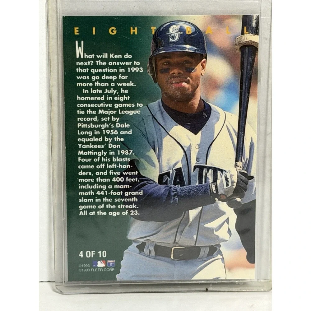 1994 Fleer Golden Moments #4 Ken Griffey Jr. Mariners